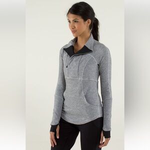 Lululemon Base Runner 1/2 Zip
Mini Check Pique Heathered Black White / Black